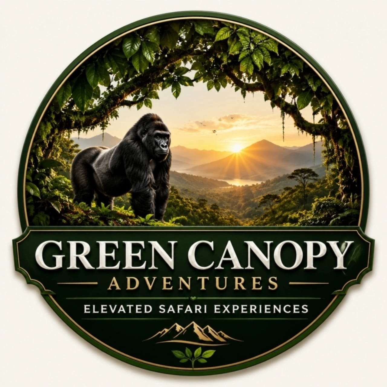 Green Canopy Adventures Logo - Premium Safari Tours in Uganda
